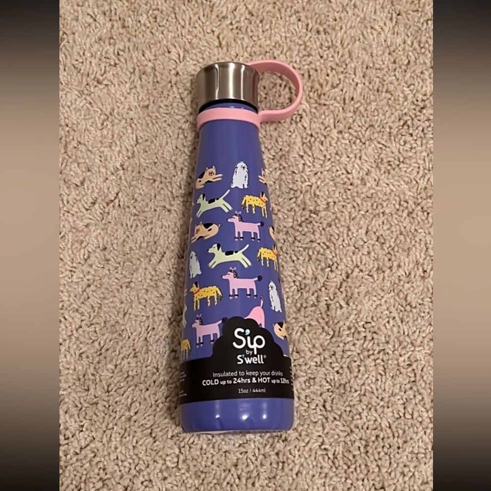 NWT Sip by Swell Water Bottle Animals 15oz/450ml
